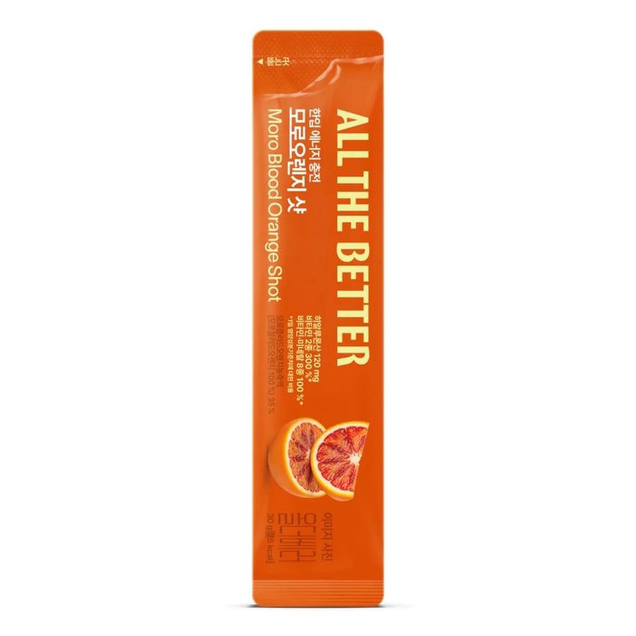 ALL THE BETTER Energy Booster Shot #Moro Orange 1 Sticks*8bag Orange 1 Sticks*8bag