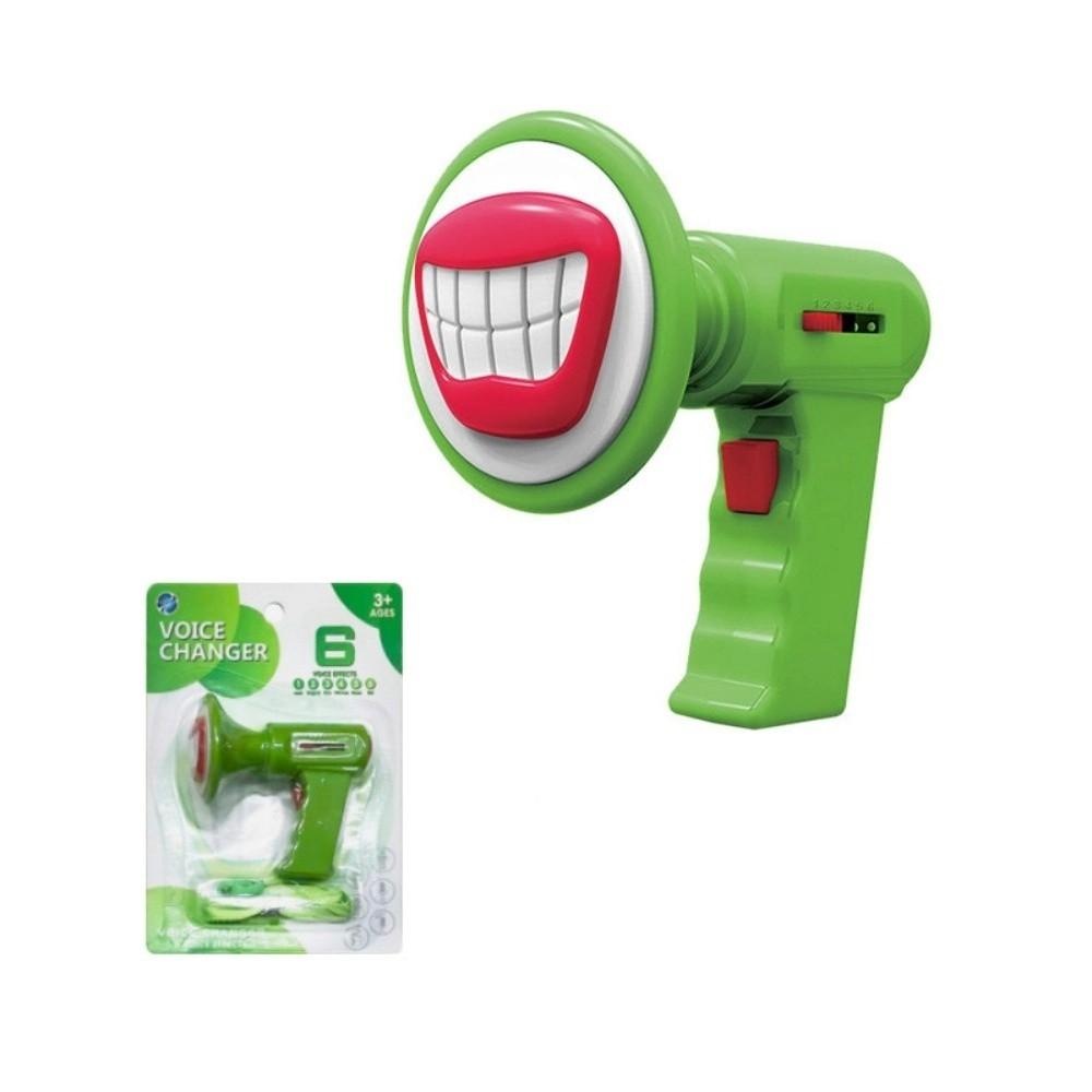

Мини детская игрушка для изменения голоса с 6 звуковыми эффектами Детский ручной усилитель зелёный