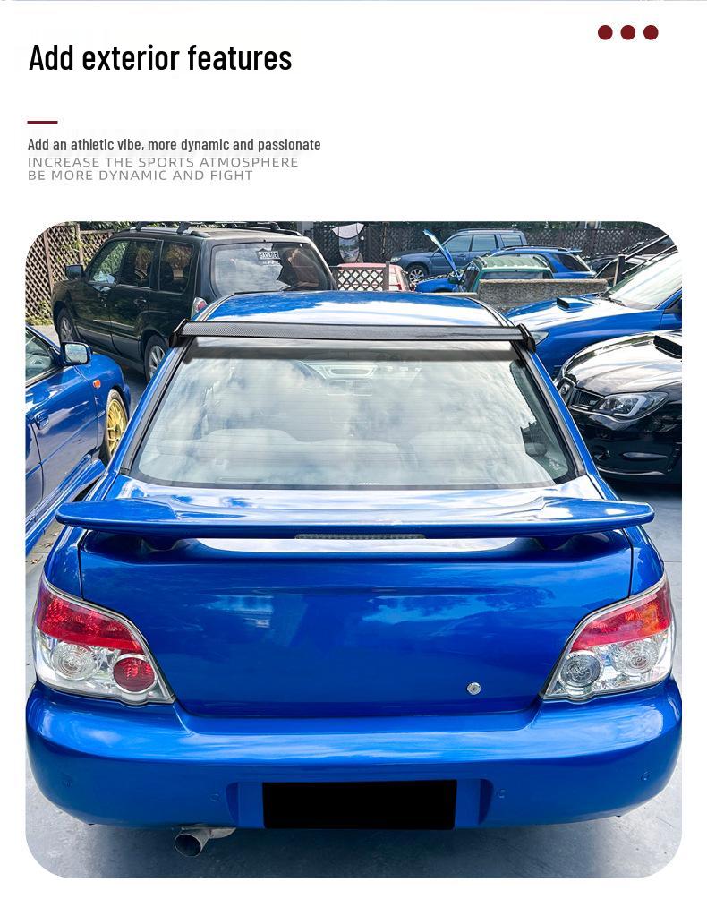 Subaru Impreza WRX STI 2002-07 Roof & Rear Spoiler Deflector Modifications