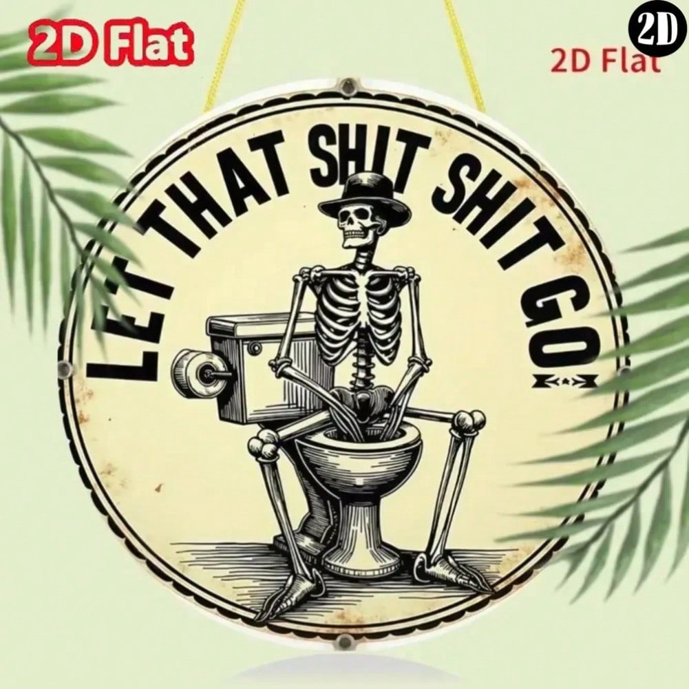 

Skull Metal Wall Art Vintage Home Decor For Living Room Bedroom Office 20x20 різнокольоровий