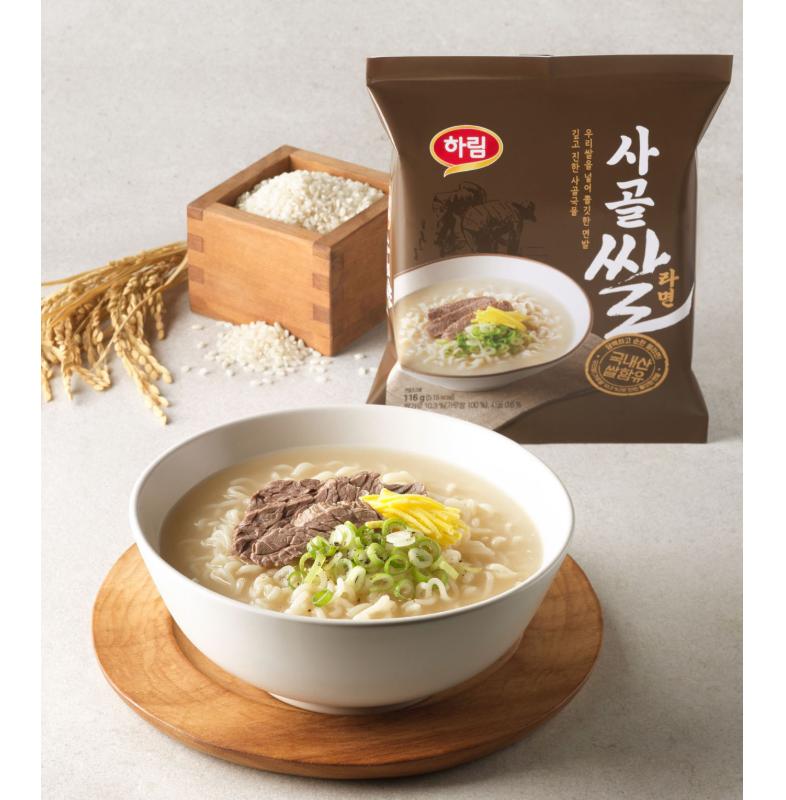 Harim Beef Bone Rice Ramen 116g X 4 Packs