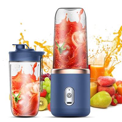 Electric 6 Blades Automatic 400ml Portable Electric Juicer USB Charging Fruit Squeezer Blender Portable