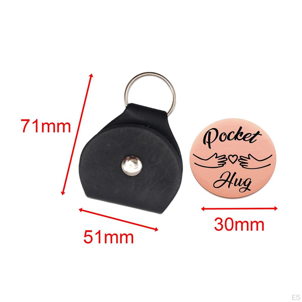 Double Sided Tokens Long Distance Relationship Keepsake for Daughter Lovers