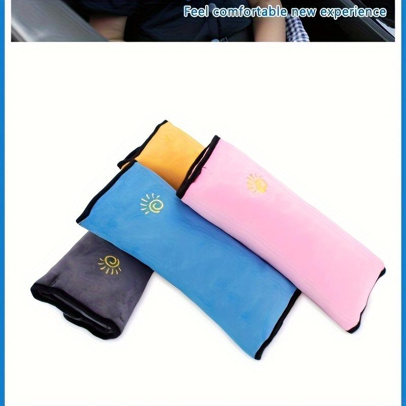 Child Safety Seat Shoulder Protector Anti-Pressure Head Neck Pillow Soft Velvet Cushion Car Seat Accessories
