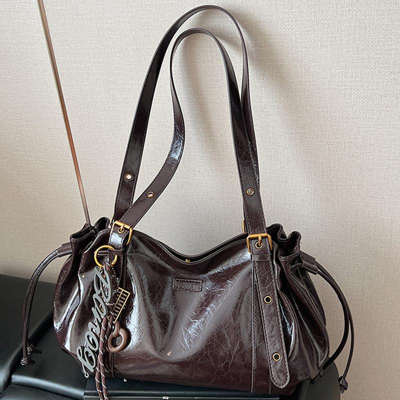 Bag women's large-capacity winter new casual one-shoulder fashion tote bag