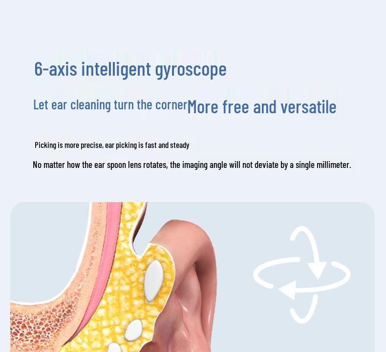 Home Edition Smart Ohrreinigungs-Endoskop mit WiFi Inspektionsspiegel