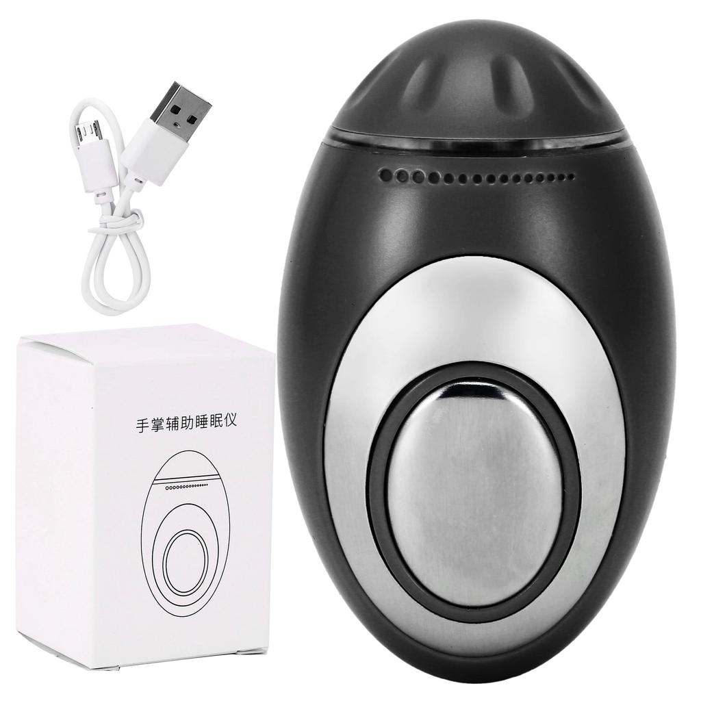 Mini Sleep Device 2Mode USB Charging UltraLight Material Portable Sleep Instrument for Home(Blanc )