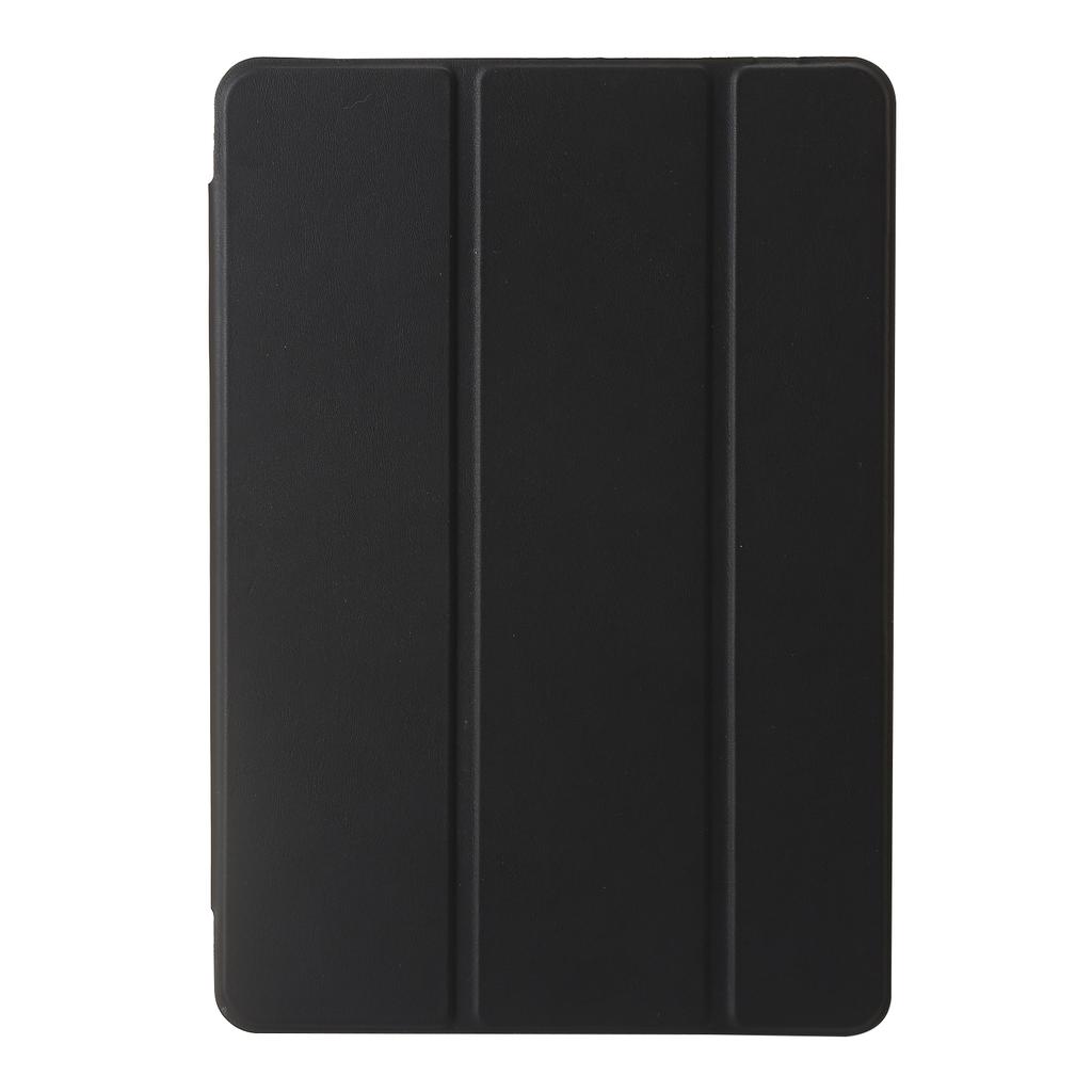 For Huawei MatePad SE 11 Case Tri-Fold Stand Leather+TPU+Acrylic Clear Back Tablet Cover