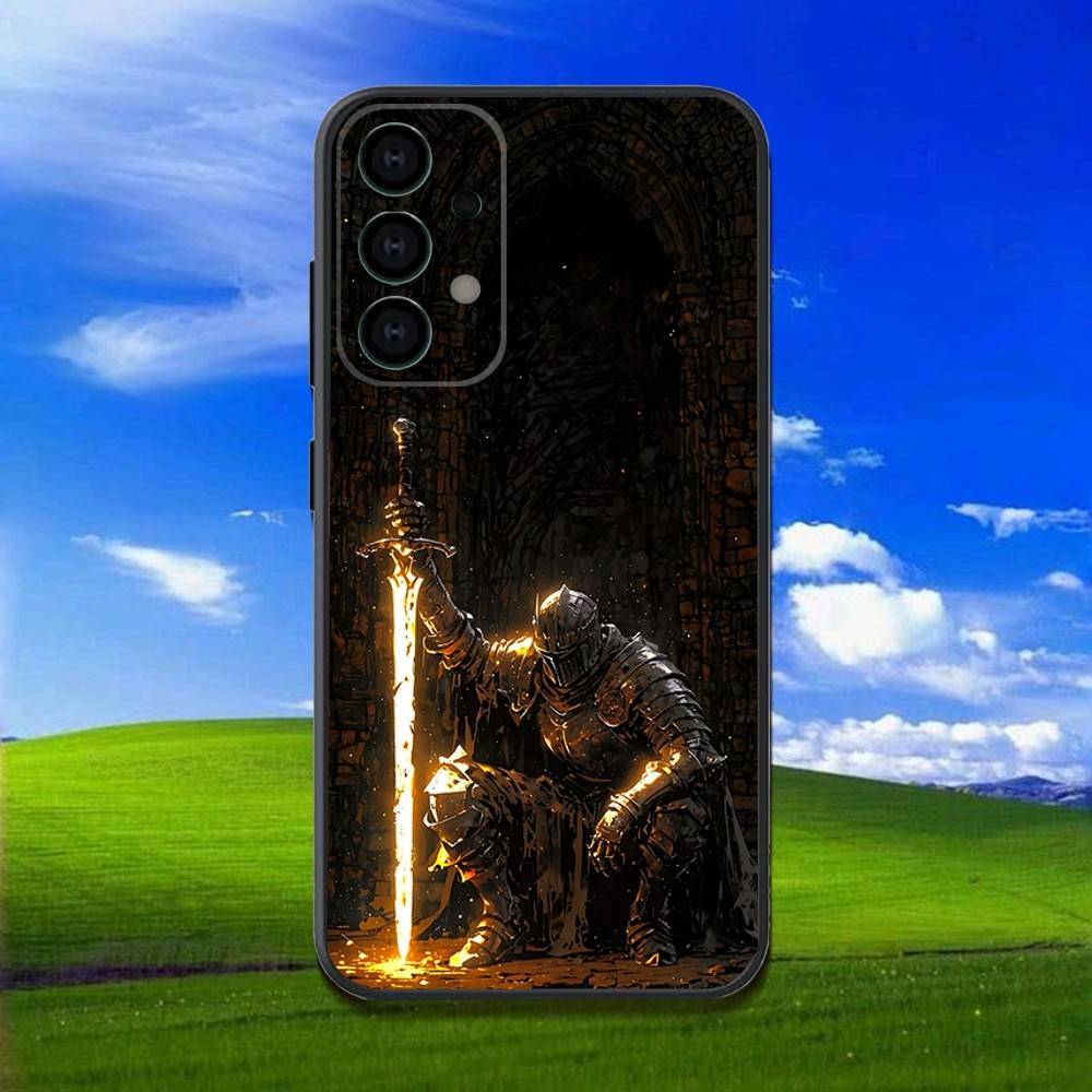 Phone Case For Samsung Galaxy A13,A21s,A22,A31,A32,A52,A53,A71,A80,D-Dark S-Souls Game Soft Black Shell