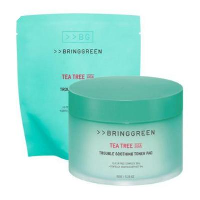 Bring Green Tea Tree Cica Trouble Soothing Toner Pads 90pcs (+90pcs Refill Set)