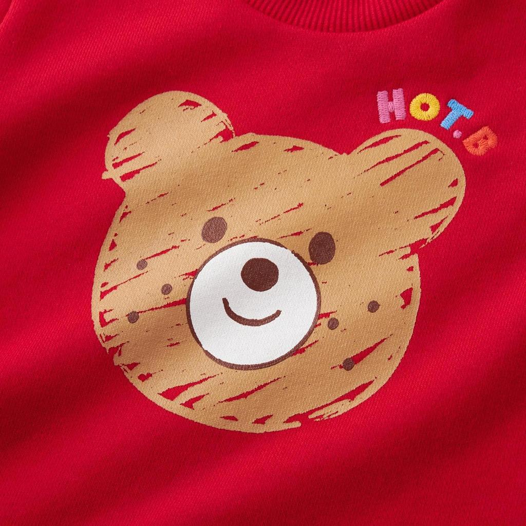 MIKIHOUSE HOT BISCUITS Dress, Boys' and Girls', Baby/Kids' Clothing, Red, Size 90cm, 73-1901-148