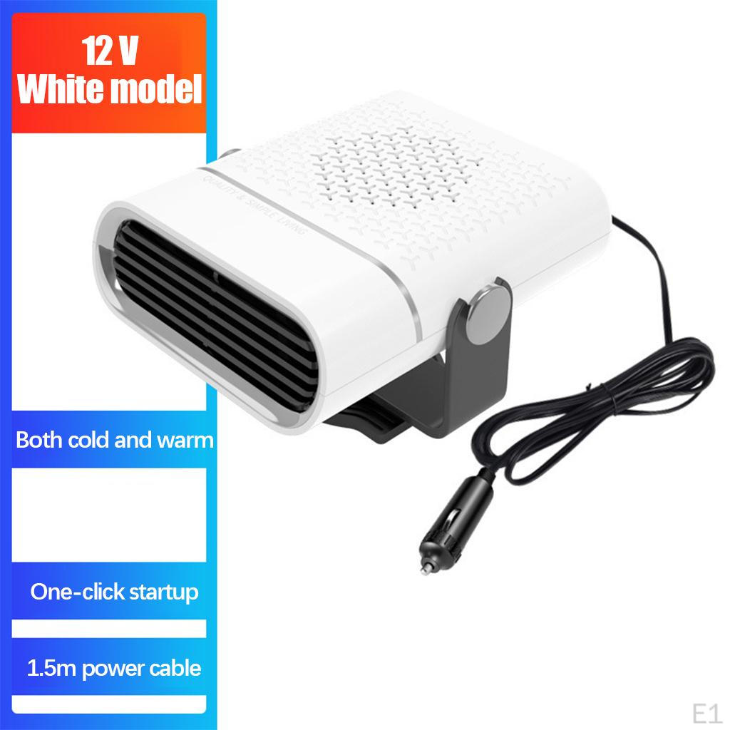 Degree Rotary Base Quickly Defrost with Modes Fast Heating Demister Automobile Windscreen Fan Auto