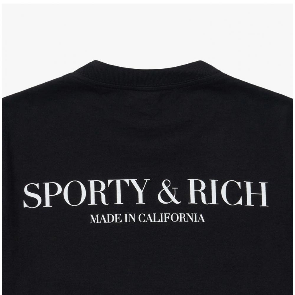 Sporty   Rich Ts845bk Made In California  Made In California  Universal Short Sleeve Tee