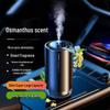 Kafeile Dual-Use Smart Air Freshener: Osmanthus Cologne Fragrance Automatic Spray Essential Oil Diffuser for Car & Home.