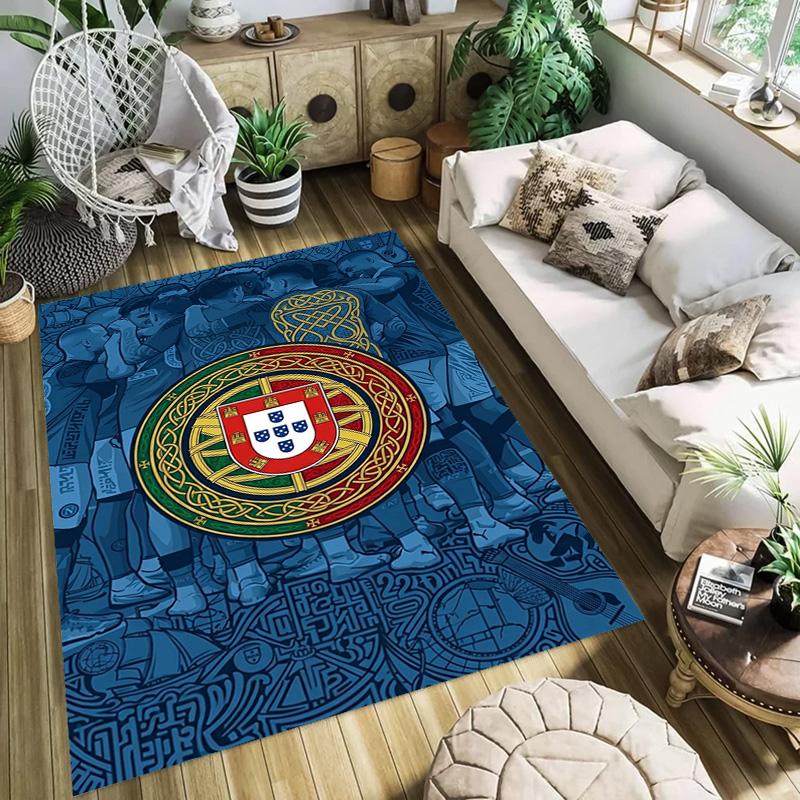 Royal Emblem Fabric carpet Living room and bedroom mats Doormat Art Christmas gifts Doormat