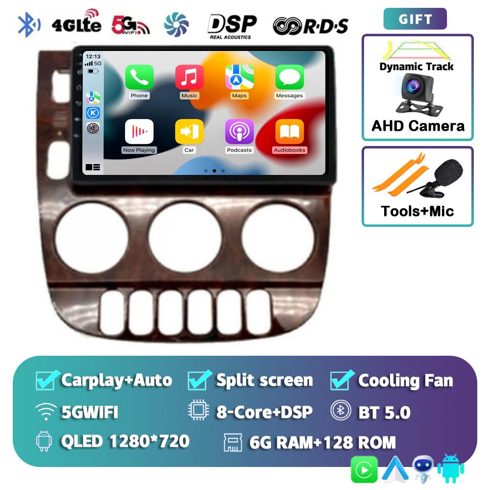Android 13 Carplay Auto For Benz M-Class W163 ML 1997 1998 1999 2001 2002 2003 2004 2005 Car Radio Multimedia Player Stereo DSP