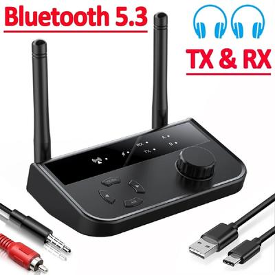 Long Range 2 IN 1 Bluetooth 5.3 Transmitter Receiver For TV Home Stereo Audio Adapter