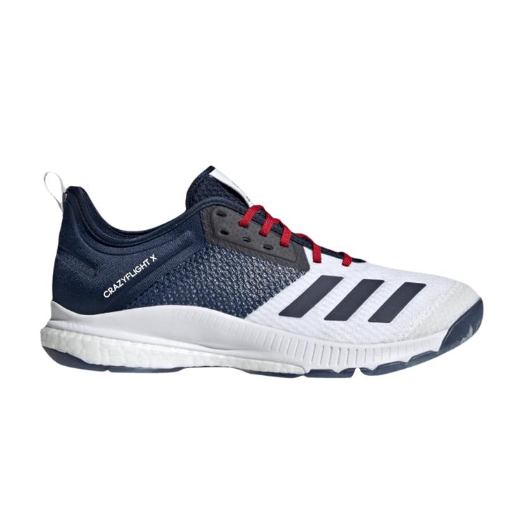 

adidas Crazyflight X 3 USA Women Sneakers White Cloud-White Collegiate-Navy D97836
