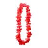 Hawaiian Leis Necklace Colorful Faux Silk Flower Lei Decoration Summer Fake Flower Necklace Beach Pool Party Decorations Supplies