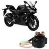 20W 1Pcs Solenoid CG125,GY6-125 Motorcycle Starter Relay 12V For Scooter ATV Karts 2 Pin 2 Wires For GY6 50cc 125cc 150cc