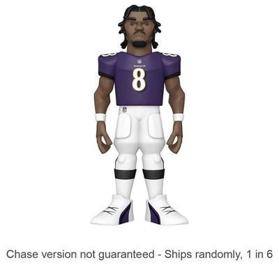 NFL: Ravens Lamar Jackson 12" Vinyl Gold Chase Ships 1 In 6