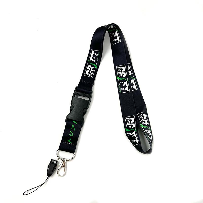 JDM Anime Lanyard: Durable Silk Woven Neck Strap for Phone and ID Badge Holders