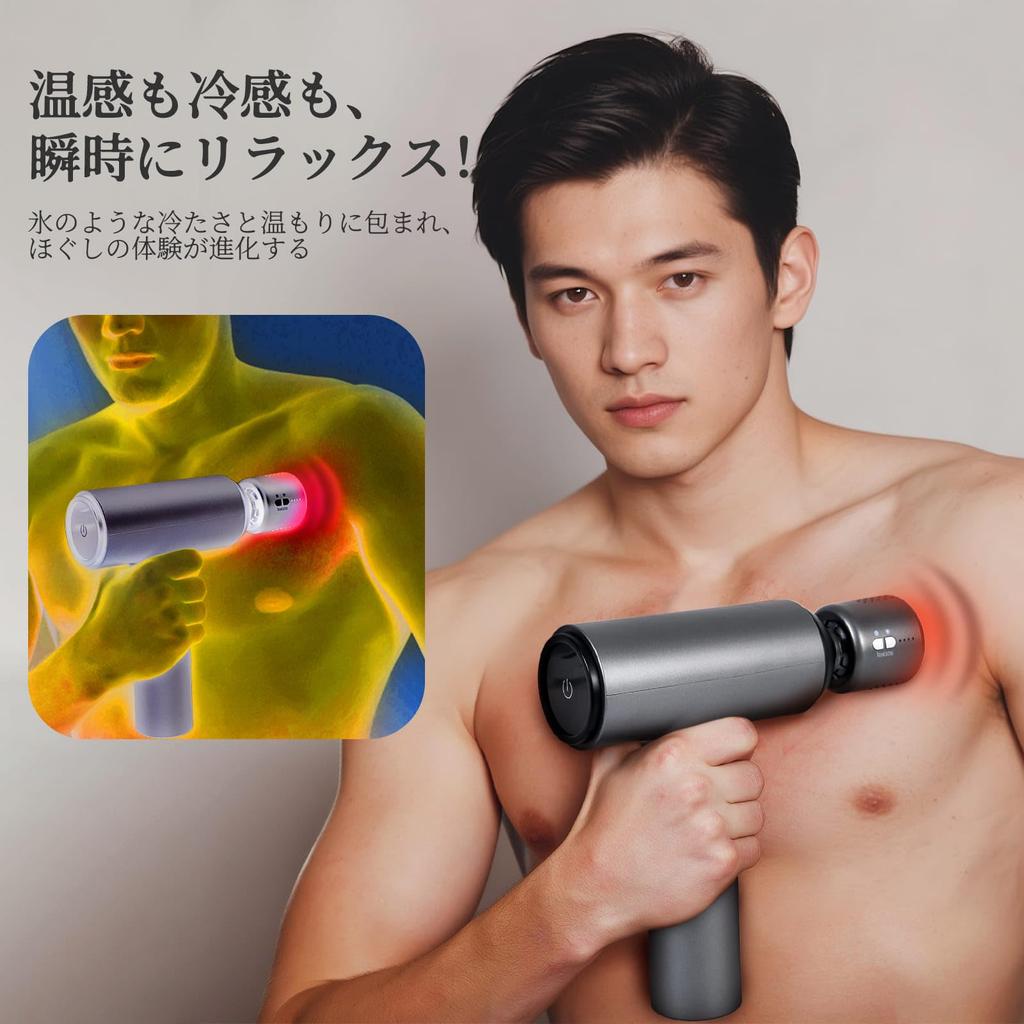 Arboleaf Myofascial Release Gun Handy Gun with Hot and Cold 10mm Up To 3200 Times Per 6 5 Full Body Large Quiet Portable Perfect Gift for the New