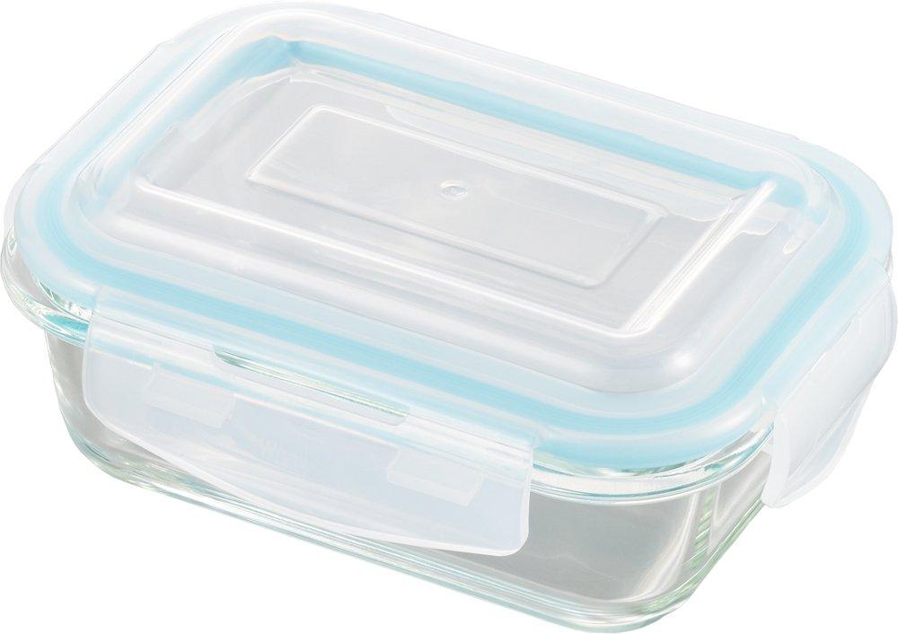 

Yoshikawa Glass Storage Container 370ml Clear 4 Point Lock Glass Container 4209336