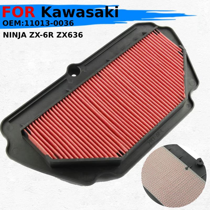 Motorcycle Air Filter Air Cleaner AirFilter For Kawasaki NINJA ZX-6R ZX636 2009 2010 2011 2012 2013 2014 2015 2016 11013-0036