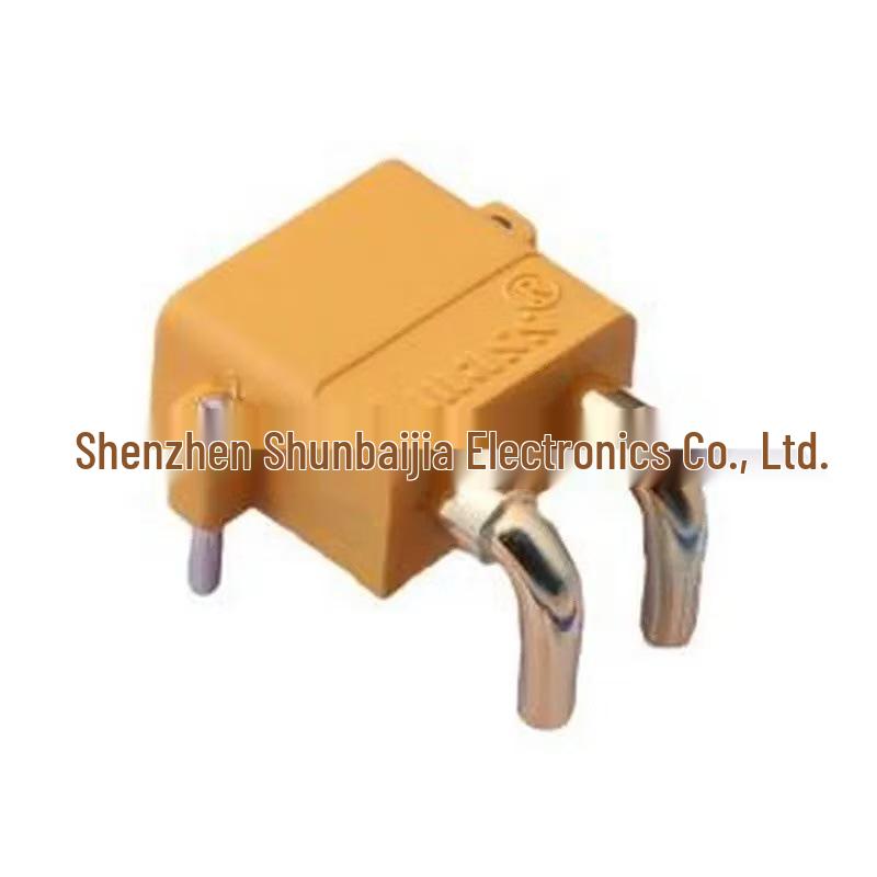 

XT30PW-M Male Model Airplane Plug 500V with Horizontal Bent Pin.