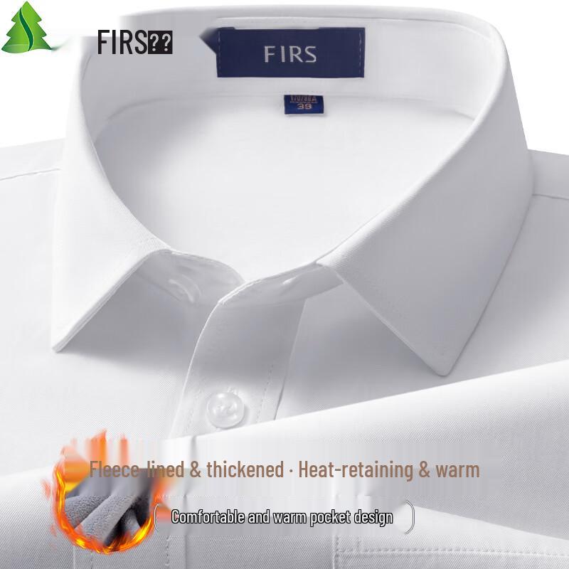 

FIRS Men s Plush Thickened Thermal Business Casual Shirt 42