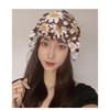 Womens Swim Cap for Long Hair Cute Korean Style Colorful Fabric Design Elegant Beach Photography Hot Spring Swimming Cap