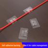 Clear No-Drill Adhesive Hooks: Strong, Traceless, Creative Wall Hooks for Kitchen & Bathroom