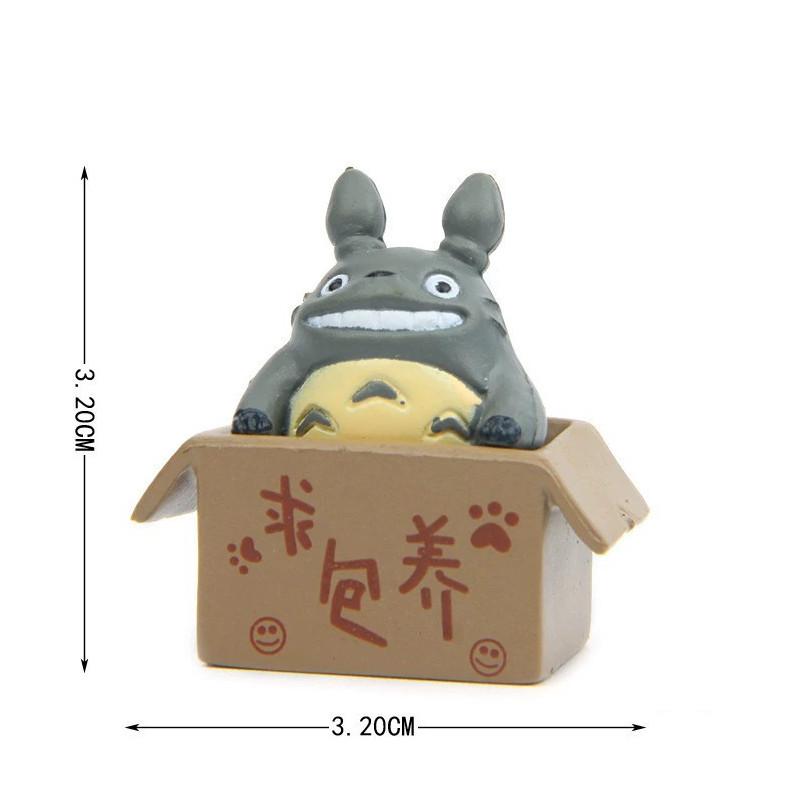 

My Totoro Neighbor With Leaves Pvc Action Figures Model Toy Gifts Decoration StyleD