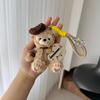 Miu style handbag decoration car keychain Car rearview mirror pendant Handcrafted DIY hanging rope decoration as a souvenir