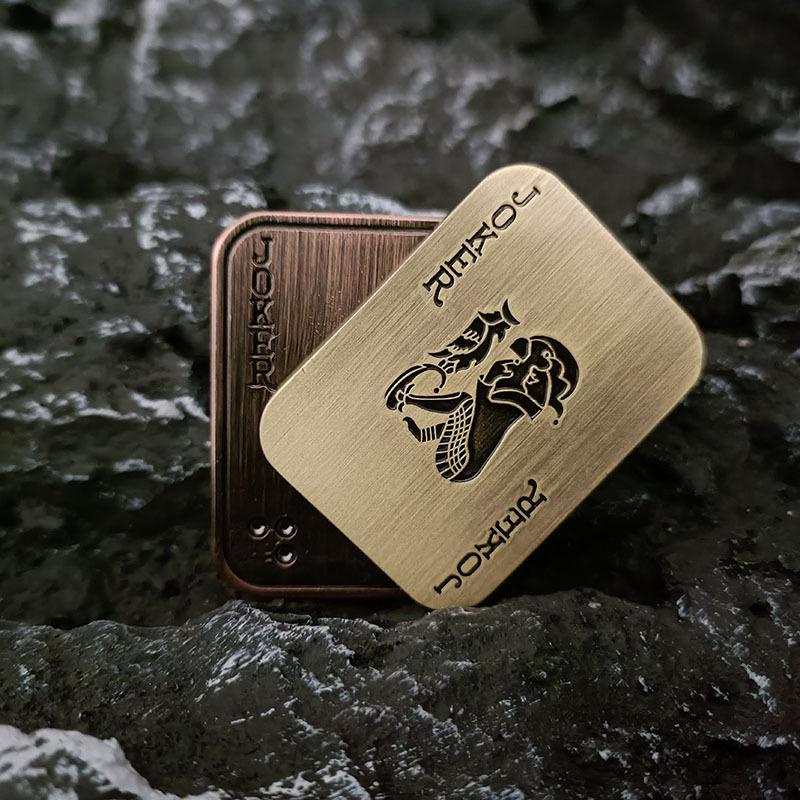 Magnetic Poker Push Card Fidget Toys Adults Anxiety And Adhd Relief Metal Edc Slider Juguetes Antiestres Ansiedad