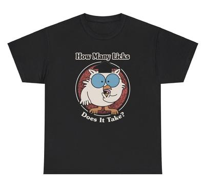 Wie viele Lutscher braucht man T-Shirt Lustiges Huhn Oralsex Erwachsenen Humor T-Shirt