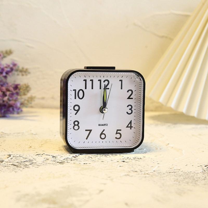 Multifunction Alarm Clock Light Glowing Led Light Ornament Crafts for School Office Dormitory Holiday Decoration