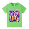 A1228 Kids Boys Girls Kpop Rumi Zoey Mira Print Short Sleeves T-shirt