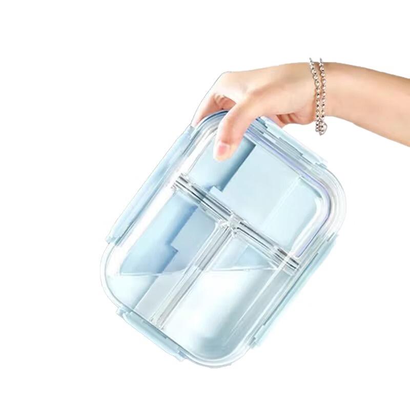 ZISIZ Rectangular Glass Food Storage Container Set