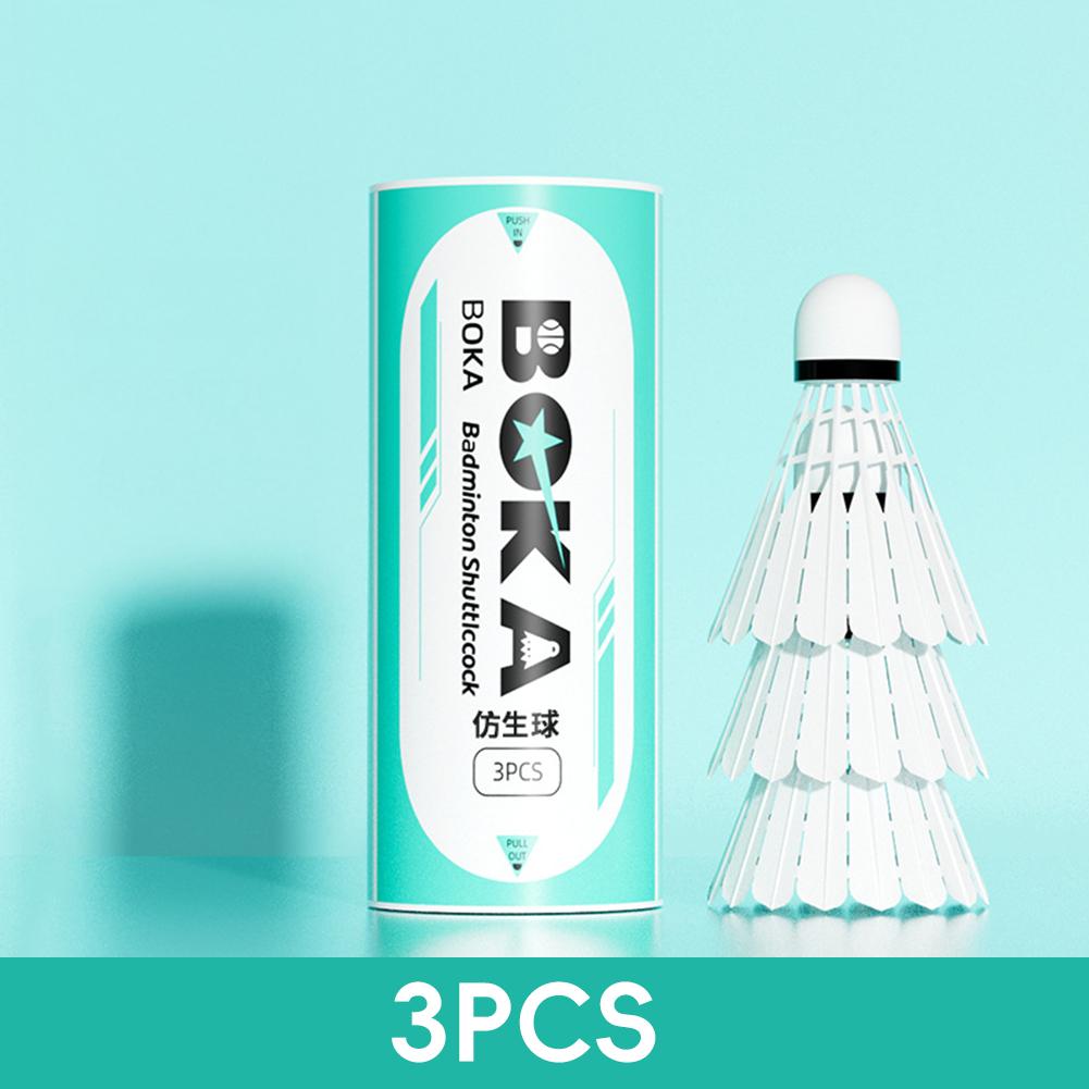 

3/6/12Pcs Badminton Shuttlecocks Training Set Shuttlecocks Feather Badminton Ball Game Training Sport Practice for Adults Kids