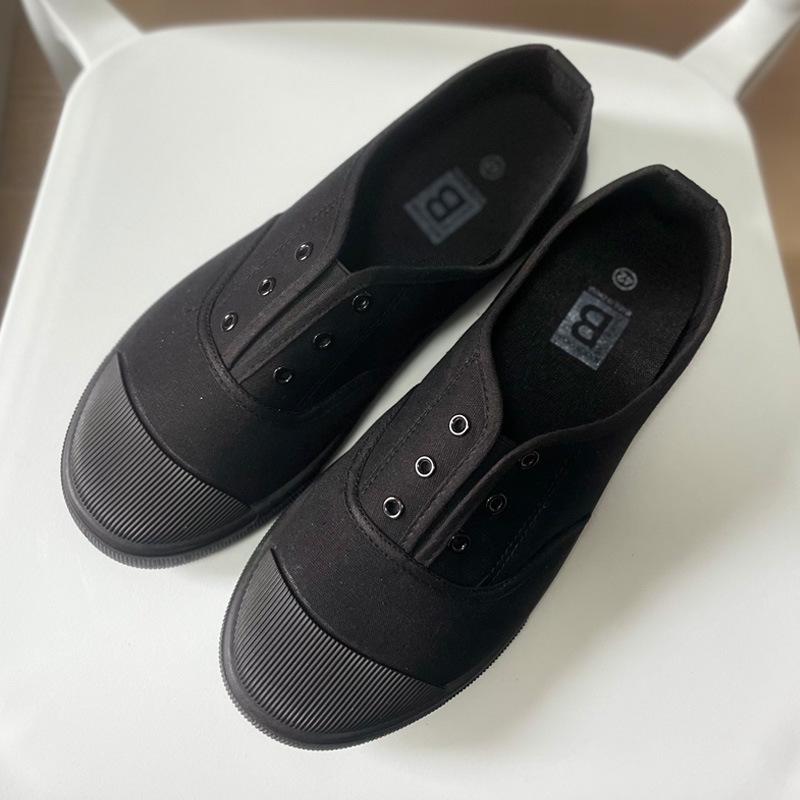 2025 Spring Canvas Shoes: Unisex Casual Low-Cut Flats in Korean Style