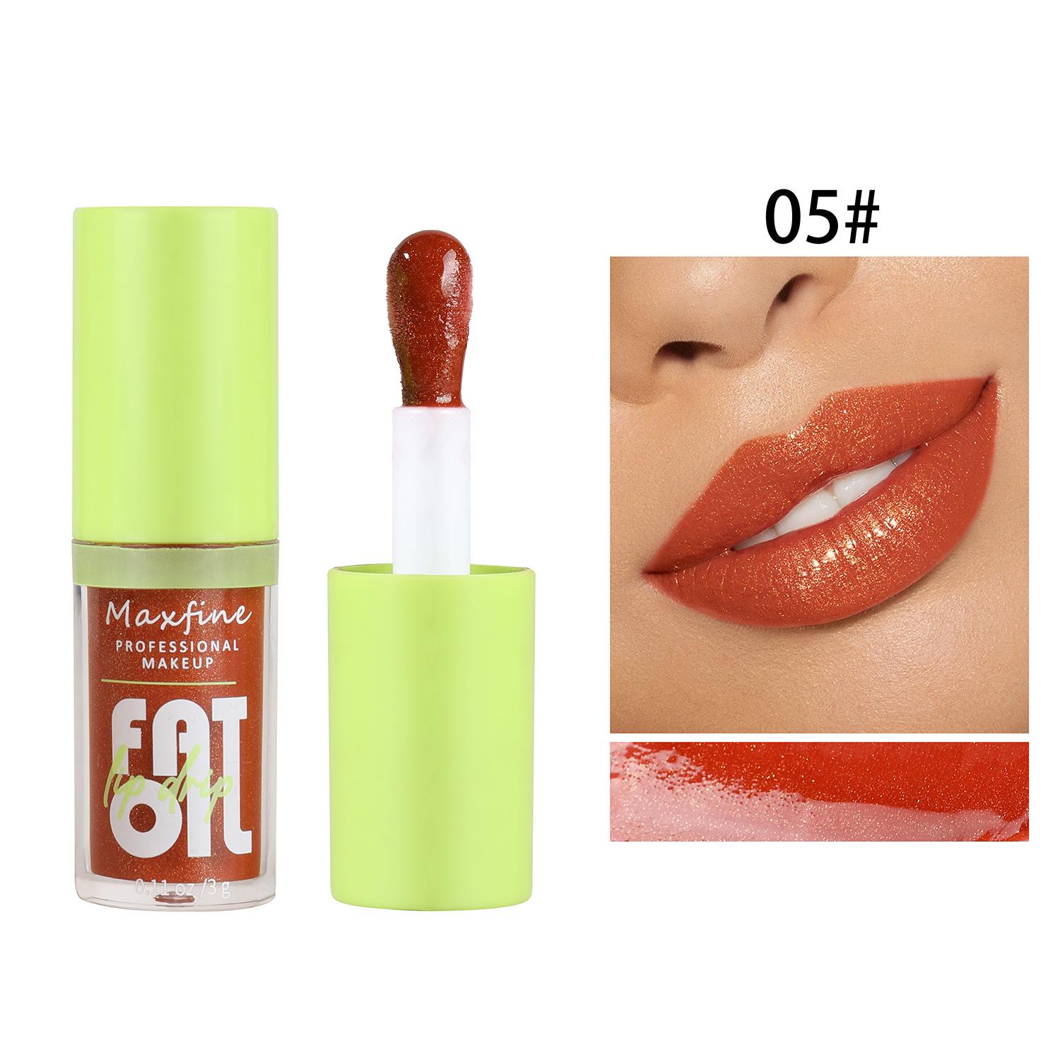 

MAXFINE Зеленый глазурь для губ Блеск для губ Цвет губной помады Красное зеркало Водный туман Антипригарная чашка 05