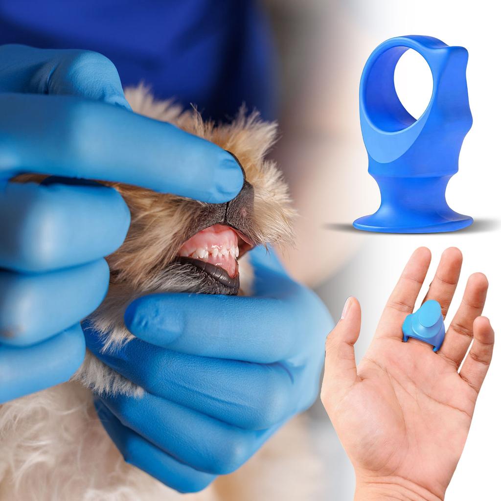 Silicone Finger Toothbrush for Pets Soft Bristles Safe Cleaning Tool for Dogs Cats Oral Hygiene and Gum Care Easy to Use