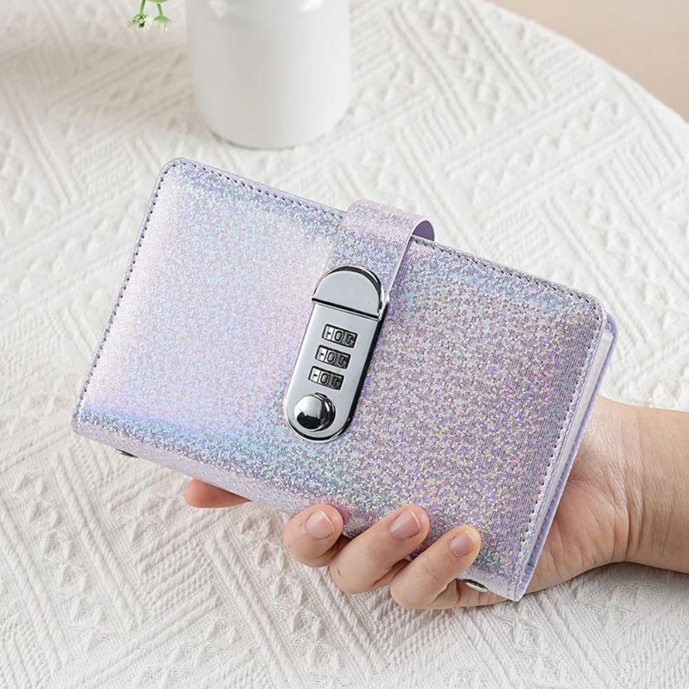 Waterproof Password Lock Saving Notebook Reusable Financial Savings Book  Budgeting Tool