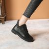 Martin Boots Women's Lace-up Small Leather Shoes New Flat-soled Non-slip Single Shoes Soft-soled Spring and Autumn Low-top Boots Autumn Women's Shoes