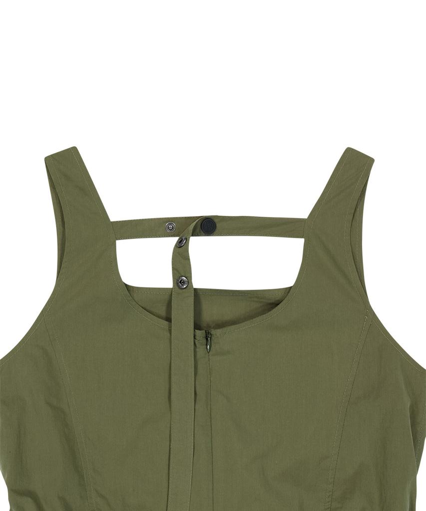 Off Grid Nylon Cargo One-Piece - Khaki
