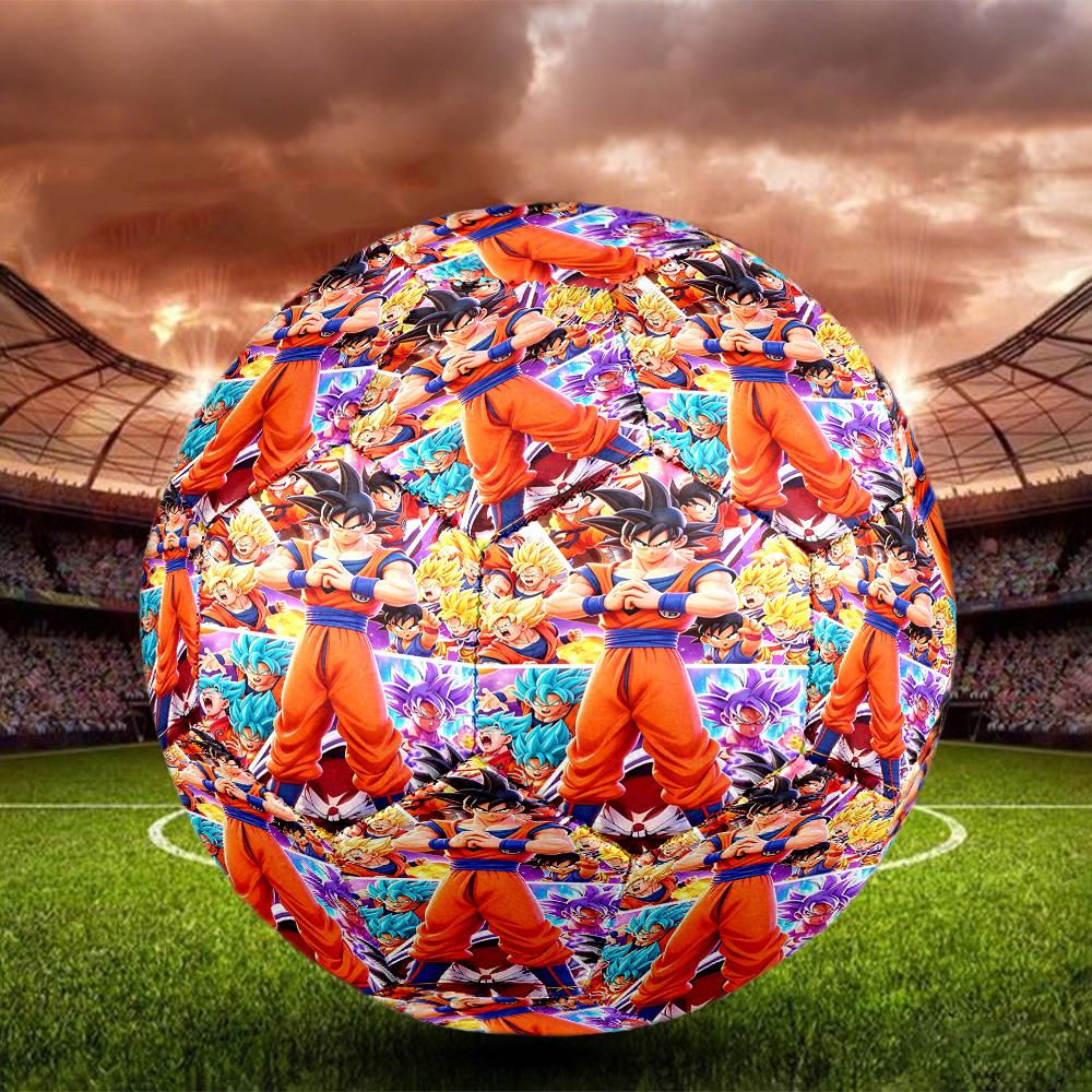 DRAGON BALL Print Size 5 Soccer Ball, Standard Match Football for Sports Game and Team Practice, Ideal Gift for Soccer Fans