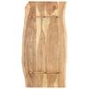 Piano del tavolo in legno massello di acacia 118 x (50 60) x 2,5 cm