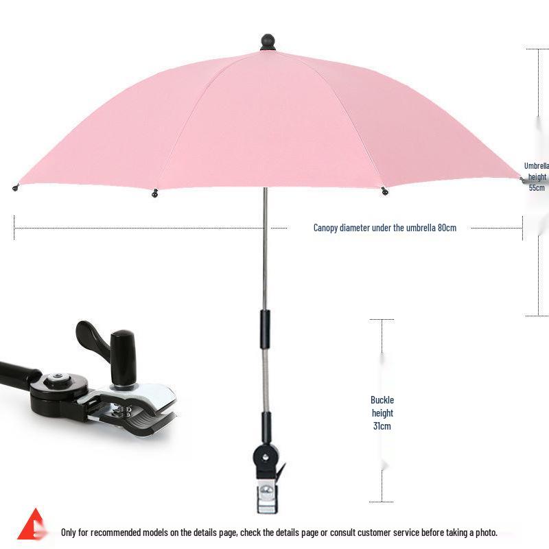 Universal Baby Stroller Sunshade Tricycle Umbrella
